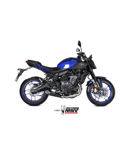 Mivv Escape Completo 2x1 X-M5 BLACK YAMAHA MT-07 2025-26