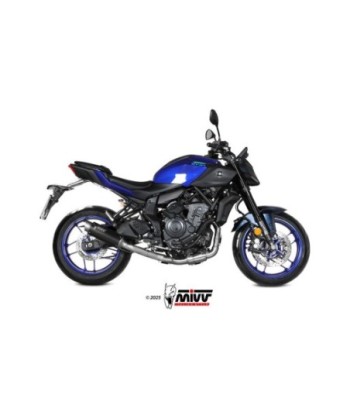 Mivv Escape Completo 2x1 GPpro BLACK YAMAHA MT-07 2025-26 (+CAT)