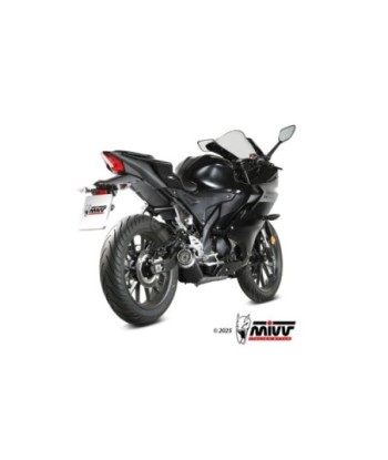 Mivv Full System 1x1 GPpro BLACK YAMAHA MT-125 / YZF R125 2025-