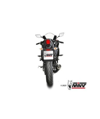 Mivv Full System 1x1 GPpro BLACK YAMAHA MT-125 / YZF R125 2025-