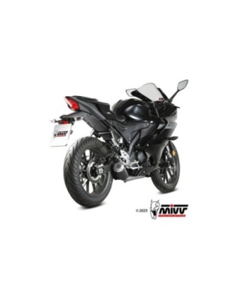 Mivv Full System 1x1 MK3 BLACK YAMAHA MT-125 / YZF R125 2025-