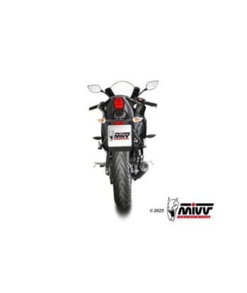 Mivv Full System 1x1 MK3 BLACK YAMAHA MT-125 / YZF R125 2025-