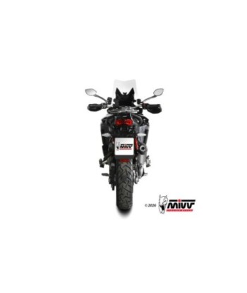 Mivv Slip-On 2x1 OVAL TITANIUM con Tapa de Carbono Ducati Multistrada V4 / V4S 2025-26