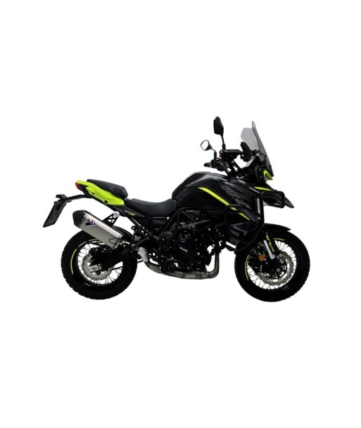 Termignoni Silencioso Titanio con Tapa en Carbono Benelli TRK 702/702 X 2024-25