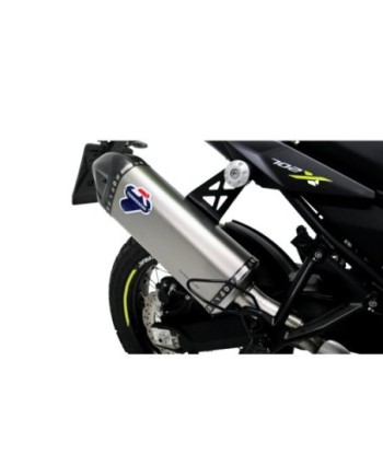 Termignoni Silencioso Titanio con Tapa en Carbono Benelli TRK 702/702 X 2024-25