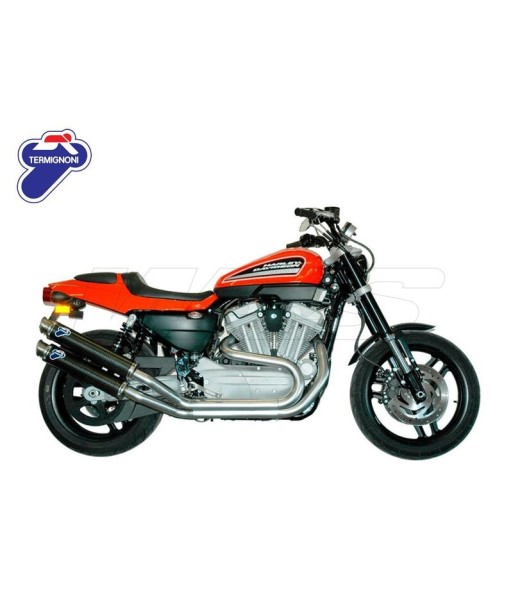 Termignoni Silencioso Round Carbono Harley Davidson XR 1200 R 2008-13