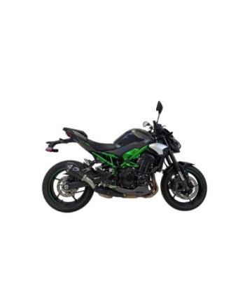 Termignoni Silencioso Relevance Titanio Negro con Tapa en Carbono Kawasaki Z900 2024-26