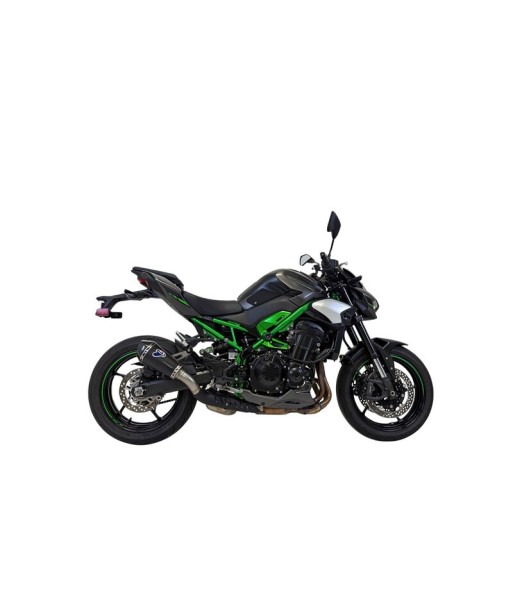 Termignoni Silencioso Relevance Titanio Negro con Tapa en Carbono Kawasaki Z900 2024-26