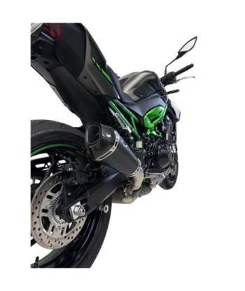 Termignoni Silencioso Relevance Titanio Negro con Tapa en Carbono Kawasaki Z900 2024-26