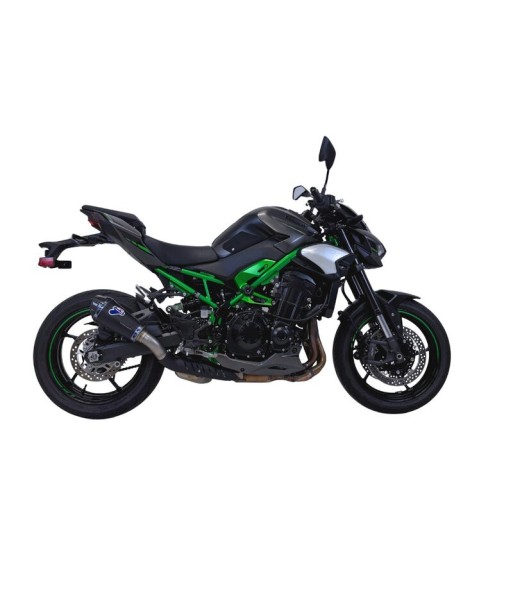 Termignoni Silencioso HEB Titanio Negro con Tapa en Carbono Kawasaki Z900 2024-26