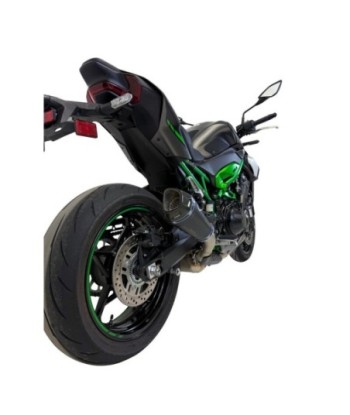 Termignoni Silencioso HEB Titanio Negro con Tapa en Carbono Kawasaki Z900 2024-26