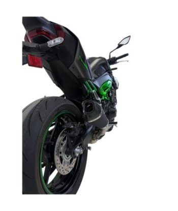 Termignoni Silencioso Relevance Acero Negro con Tapa en Carbono Kawasaki Z900 2024-26