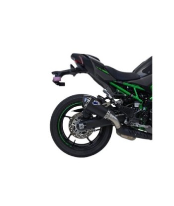 Termignoni Silencioso Relevance Acero Negro con Tapa en Carbono Kawasaki Z900 2024-26