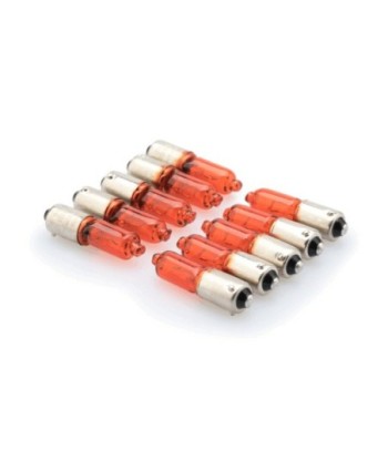 CAJA DE 10 BOMBILLAS AMBAR INTER.12V/21W