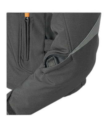 CHAQUETA INVIERNO SOFTSHELL AUSTIN NEGRA IMPERMEABLE
