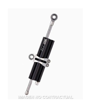 Amortiguador de dirección YSS Top Line Negro 78 mm Clamp A