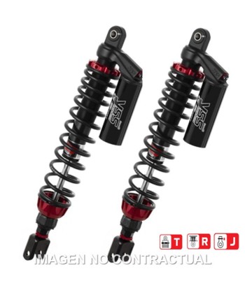 Juego Amortiguadores Traseros YSS Gas Top Line c/Botella superior Honda Forza 300 / 350
