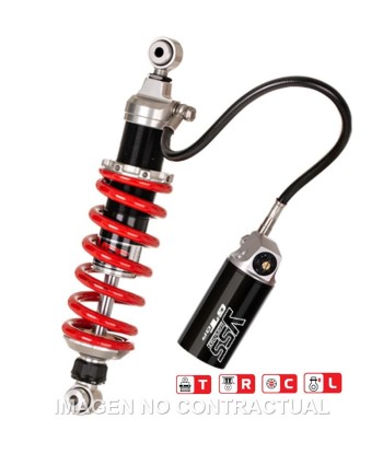 Amortiguador Trasero YSS Gas Top Line c/Botella con latiguillo Kawasaki Versys 1000
