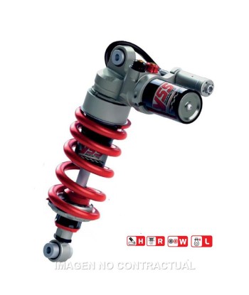Amortiguador Trasero YSS Gas Top Line c/Botella superior Suzuki GSXR1000