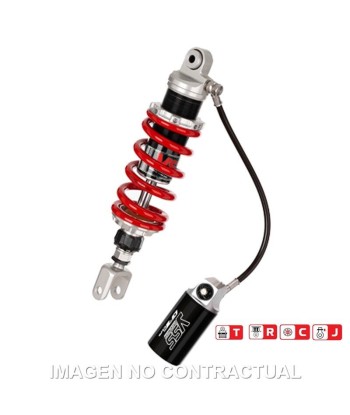 Amortiguador Trasero YSS Gas Top Line c/Botella con latiguillo Kawasaki ZZR 1100