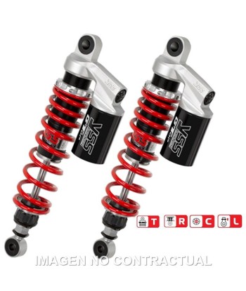 Juego Amortiguadores Traseros YSS Gas Top Line c/Botella superior Suzuki GSX 1400