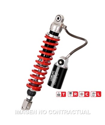 Amortiguador Trasero YSS Gas Top Line c/Botella con latiguillo Kawasaki KLX 125