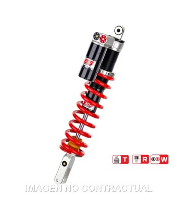 Amortiguador Trasero YSS Gas Top Line c/Botella superior Kawasaki KX F 250