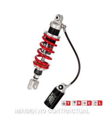 Amortiguador Trasero YSS Gas Top Line c/Botella con latiguillo Yamaha MT-09