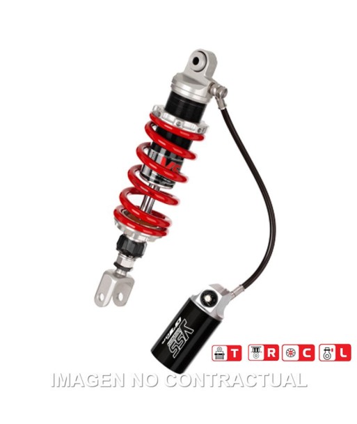 Amortiguador Trasero YSS Gas Top Line c/Botella con latiguillo Yamaha MT-09