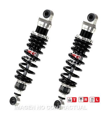 Juego Amortiguadores Traseros YSS Gas Top Line Hyosung GV 650