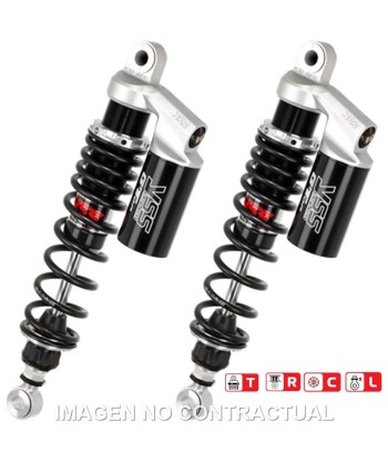Juego Amortiguadores Traseros YSS Gas Top Line c/Botella superior Triumph Bonnevile 87