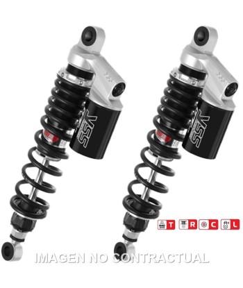 Juego Amortiguadores Traseros YSS Gas Top Line c/Botella superior Kawasaki Z 550 GP