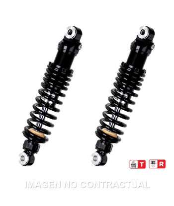Juego Amortiguadores Traseros YSS Black Edition Gas Top Line Harley Davidson Fat Bob