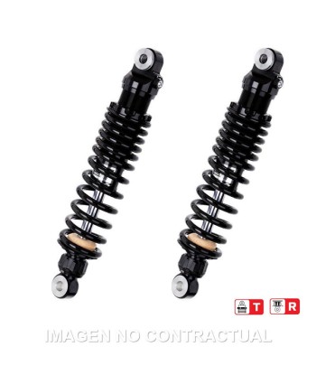 Juego Amortiguadores Traseros YSS Black Edition Gas Top Line Harley Davidson FLHR 1340