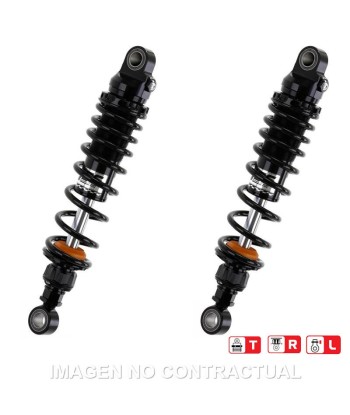 Juego Amortiguadores Traseros YSS Black Edition Gas Top Line Harley Davidson Road King