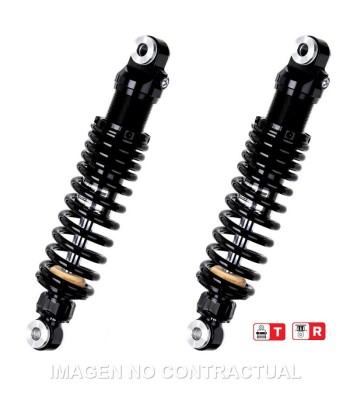 Juego Amortiguadores Traseros YSS Black Edition Gas Top Line Harley Davidson FLHS 1340
