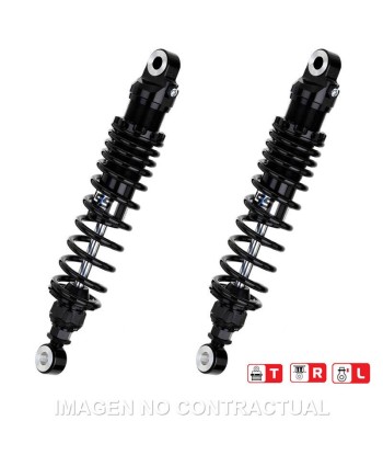 Juego Amortiguadores Traseros YSS Black Edition Gas Top Line Triumph Bonneville