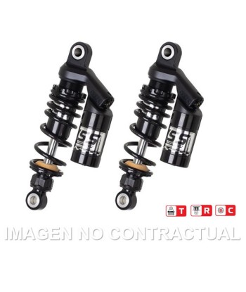 Juego Amortiguadores Traseros YSS Black Edition Gas Top Line c/Botella superior Yamaha Bolt