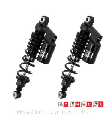 Juego Amortiguadores Traseros YSS Black Edition Gas Top Line c/Botella superior Honda CB 750