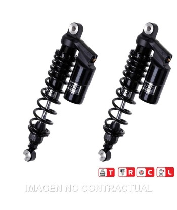 Juego Amortiguadores Traseros YSS Black Edition Gas Top Line c/Botella superior Harley Davidson Street