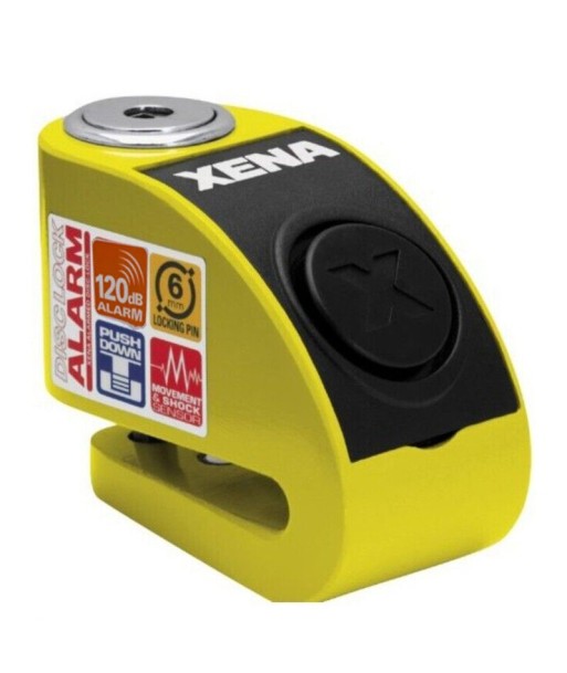 ANTIRROBO DISCO XENA CON ALARMA AMARILLO