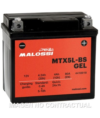 BATERÍA MALOSSI MTX5L-BS GEL