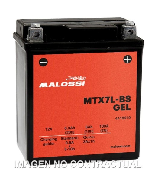 BATERIA MALOSSI MTX7L-BS GEL