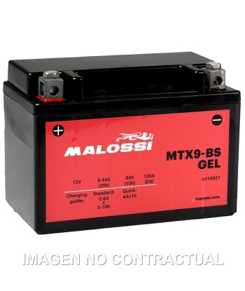 BATERÍA MALOSSI MTX9-BS GEL Precargada