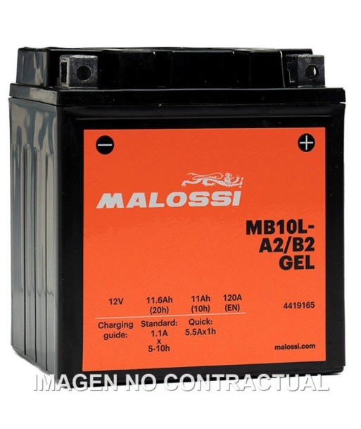 BATERIA MALOSSI MB10L-A2 / B2 GEL