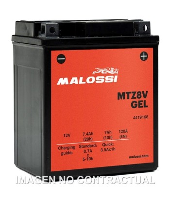 BATERIA MALOSSI MTZ8V GEL