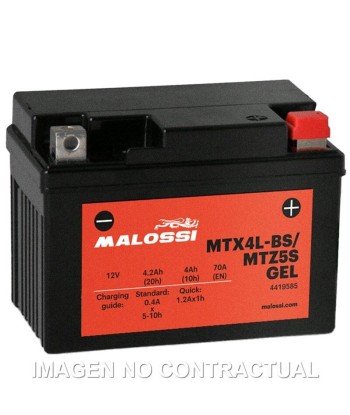 BATERIA MALOSSI MTX4L-BS/ MTZ5S GEL
