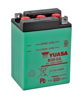 Batería Yuasa B38-6A Convencional