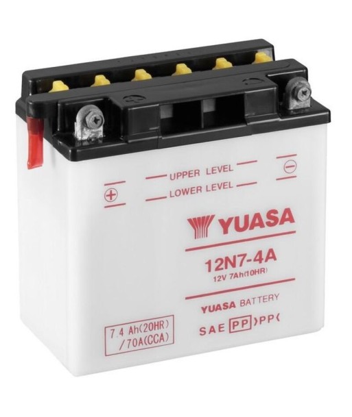 Batería Yuasa 12N7-4A Combipack Convencional