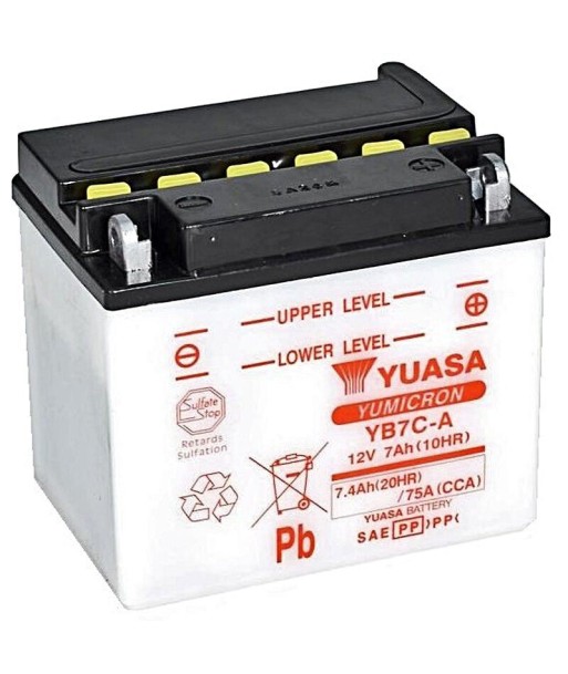 Batería Yuasa YB7C-A Combipack Convencional